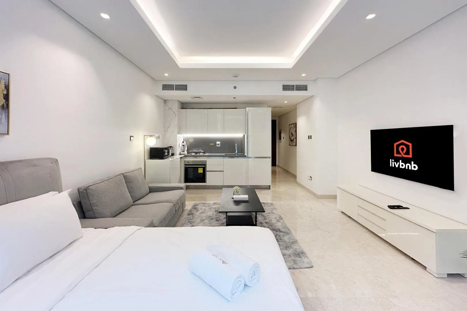 Livbnb- Modern Meets Comfort, Studio With Balcony Dubai 0*,